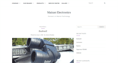 Desktop Screenshot of maizan.com.mv